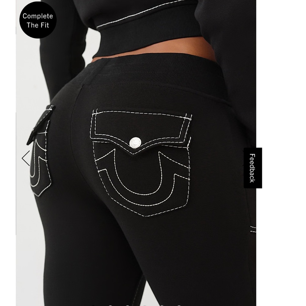 True Religion BIG T FLARED SWEATPANT